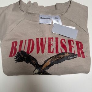 Budweiser crew neck sweater
